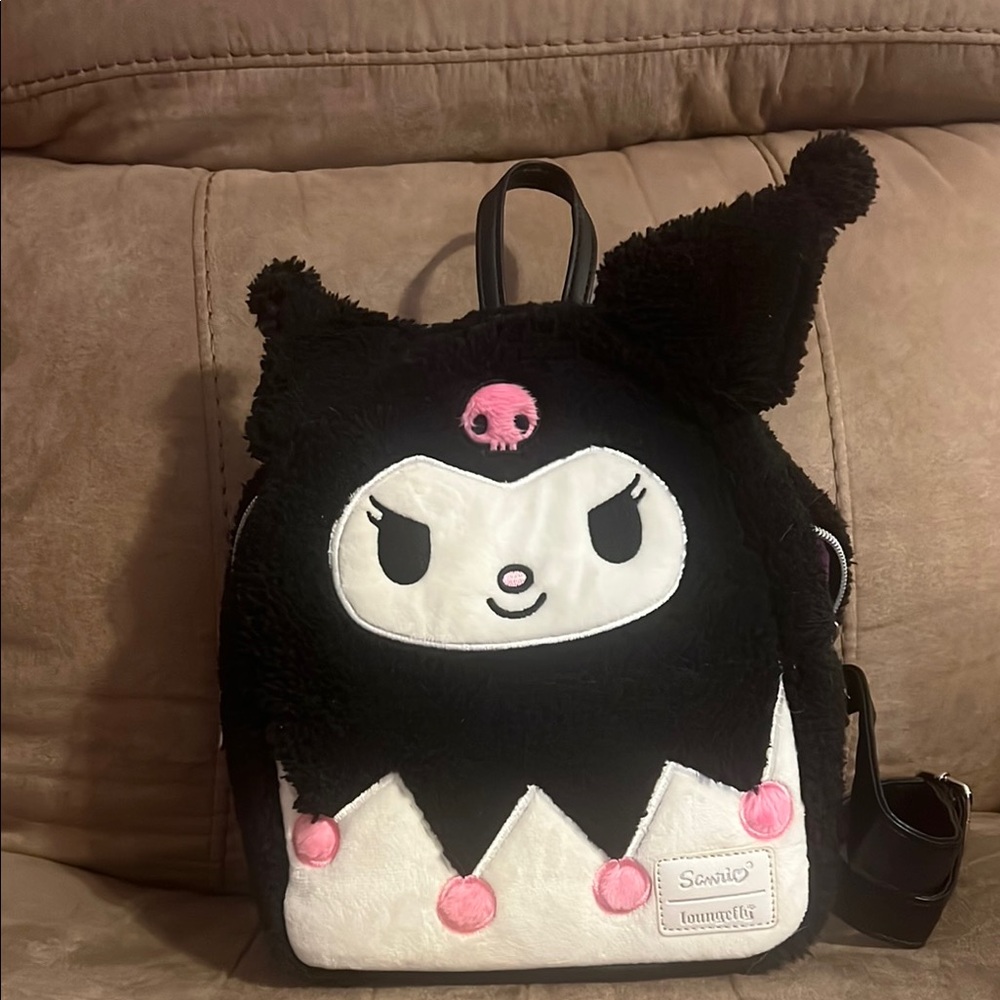 Sanrio Loungefly Kuromi Plush Backpack